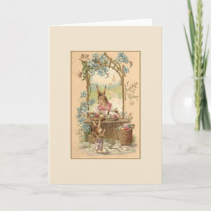 Carte de Pâques vintage allemande Fröhliche Ostern