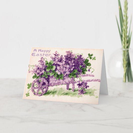 Carte de Pâques Vintage vers 1911 (Devant)