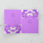 Carte de Pâques Violet Déco (Intérieur)