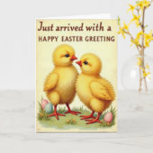 Carte de Pâques Yellow Birds (Fleur jaune)
