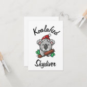 Carte de parachutiste Koalafied (Devant/Arrière en situation)