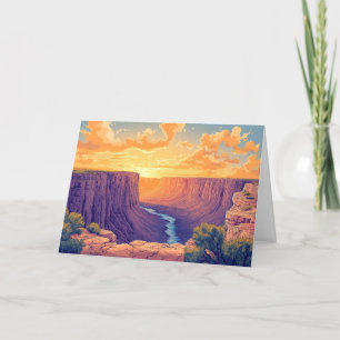 Carte de parc national du Grand Canyon personnalis