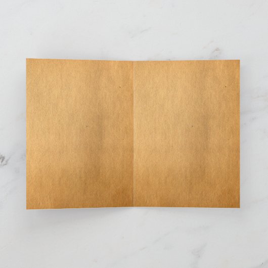 Carte de parchemin de Noël (Intérieur)