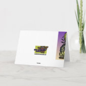 Carte de paresse de bébé de vacances (Dos)