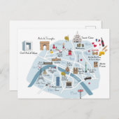 Carte de Paris (Devant / Derrière)