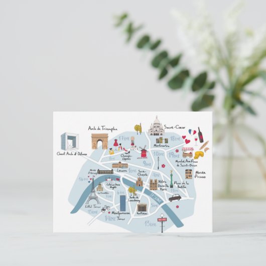 Carte de Paris (Debout devant)