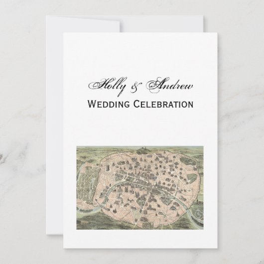 Carte de Paris antique, do-it-yourself BG V Mariag (Devant)