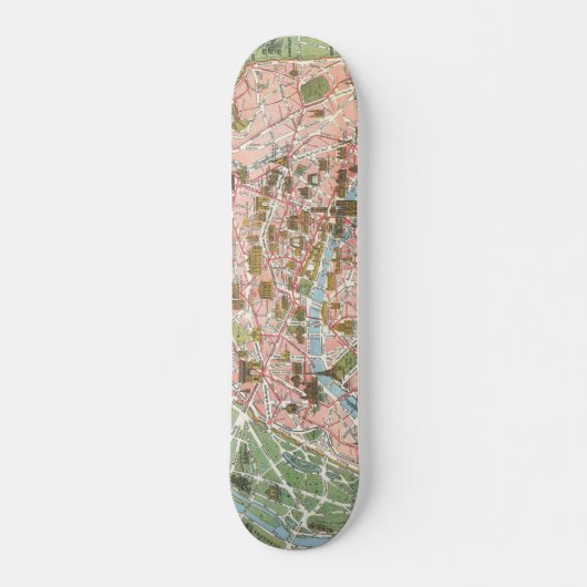 Carte de Paris Skateboard Ecole d'été (Devant)