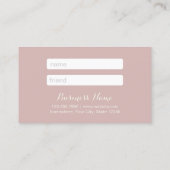 Carte de parrainage | Chic Gold Confetti Dots Dust (Dos)