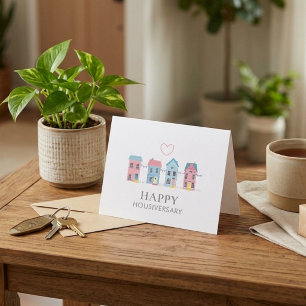 Carte de parrainage pour la Housiversary de la Mai