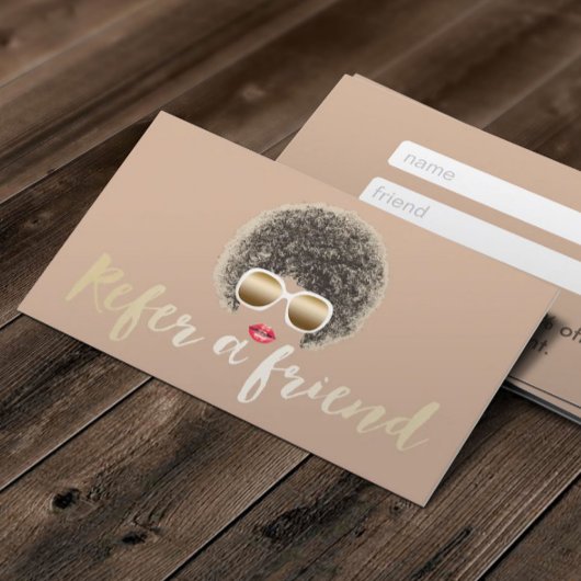 Carte de parrainage | Salon de beauté des cheveux 