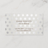 Carte de parrainage | Salon de coiffure moderne au (Dos)