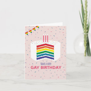 Carte de partenaire Gay Anniversaire pour vie