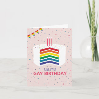Carte de partenaire Gay Anniversaire pour vie