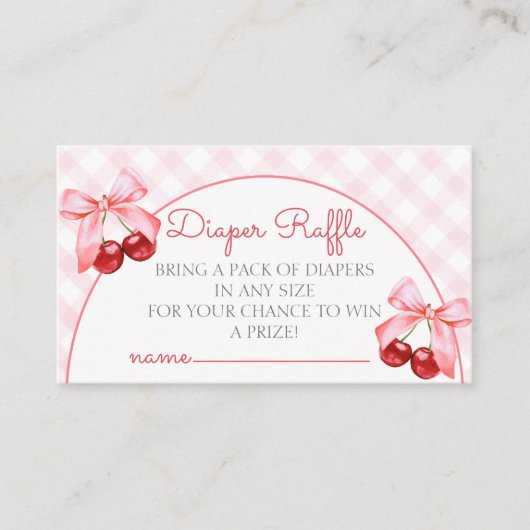 Carte de participation au jeu de la serviette pour (Devant)