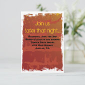 Carte de partie de Basketball Bar Mitzvah (Debout devant)