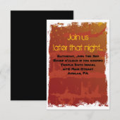 Carte de partie de Basketball Bar Mitzvah (Devant / Derrière)