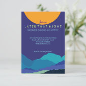 Carte de partie de bat mitzvah de barre de COUCHER (Debout devant)