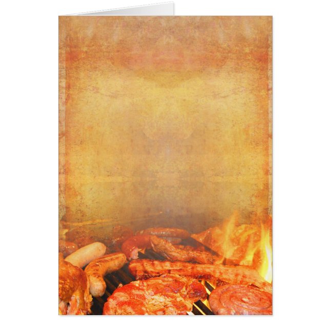 Carte de partie de BBQ (Devant)