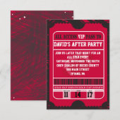 Carte de partie de football Spletter Bar Mitzvah (Devant / Derrière)