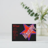 Carte de partie/éloge (Debout devant)