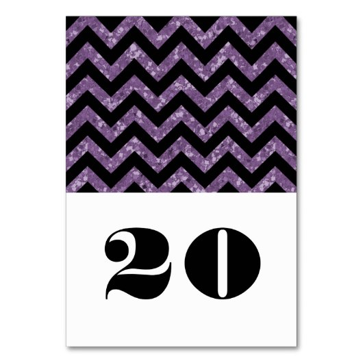 Carte de Parties scintillant Chevron violet (Par défaut)