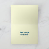 Carte de Parties scintillant de Fête des pères Gol (Intérieur)