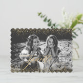 Carte de Parties scintillant de vacances de saison (Debout devant)