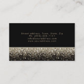 Carte de Parties scintillant Glamor Artiste de maq (Dos)