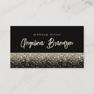 Carte de Parties scintillant Glamor Artiste de maq