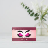 Carte de Parties scintillant professionnelle Faux  (Debout devant)