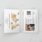 Carte de passeport de destination de mariage au co (Intérieur)