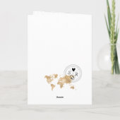 Carte de passeport de destination mariage Italie (Dos)