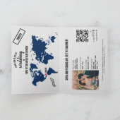 Carte de passeport du Mariage de destination du co (Intérieur)