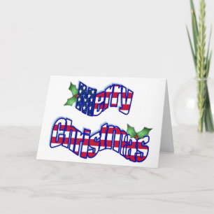 Carte de Patriotic Christmas