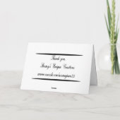 Carte de patron de joyeux anniversaire (Dos)
