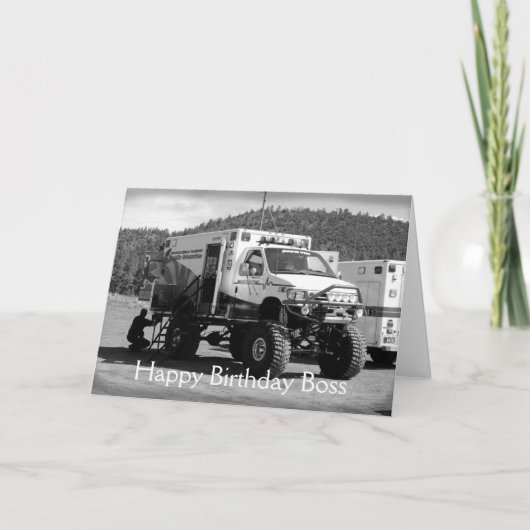 Carte de patron de joyeux anniversaire (Devant)
