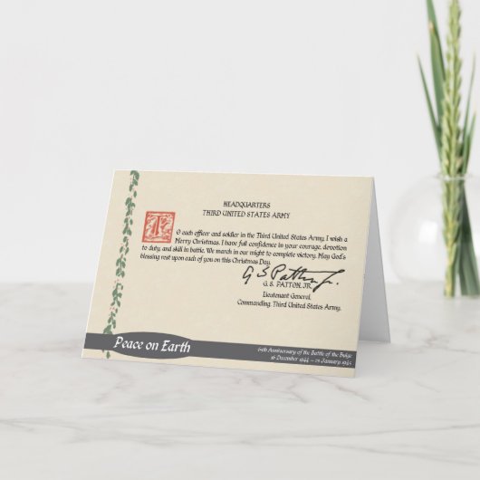 Carte de Patton (Devant)