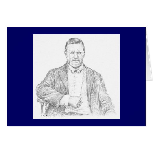 Carte de Paul McGehee "Theodore Roosevelt" (Devant Horizontal)