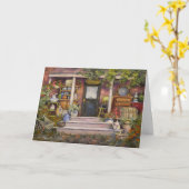 Carte de pays Rustique Rideau Antiques Canada (Fleur jaune)