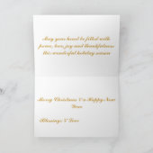 Carte de paysage de Joyeux Noël (Intérieur)