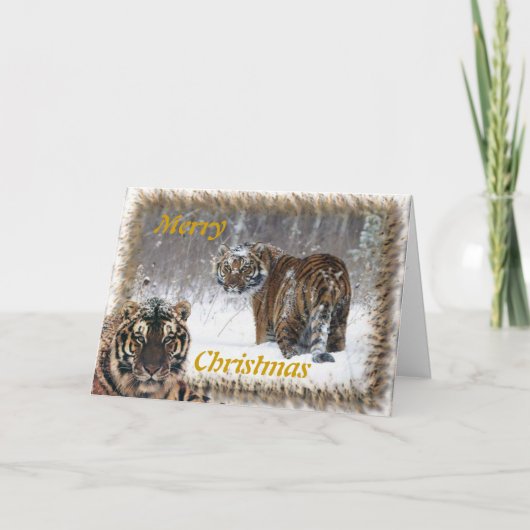 Carte de paysage de Joyeux Noël (Devant)