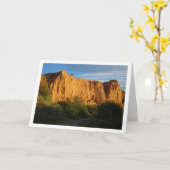 Carte de paysage de mur de canyon (Fleur jaune)