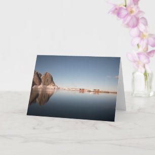 Carte de paysage Lofoten Islands Norvège
