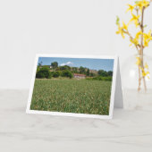 Carte de paysage Onion Field (Fleur jaune)