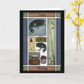 Carte de pêche aux oiseaux (Fleur jaune)