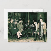 Carte de pêche de Noël (Devant / Derrière)