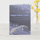 Carte de pêche pour la fête des pères (Fleur jaune)