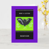 Carte de PedagogyGreetings : Le bébé huent (Fleur jaune)