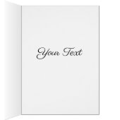 Carte de peinture à l'aquarelle Christmas Winter W (Intérieur (Droit))